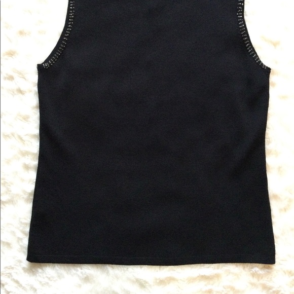 💎2xHP!💎 VINTAGE | Joseph A. | Exquisite Beaded Sequin Sleeveless Top - Picture 13 of 15